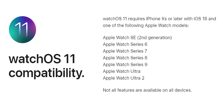 AppleがwatchOS 11を発表。アップデートに対応する機種は？