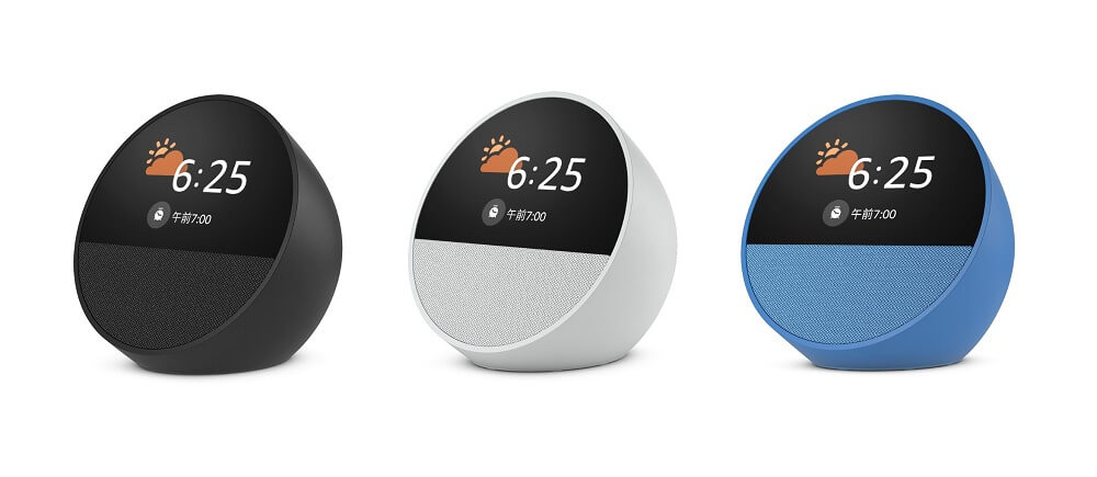 AmazonがAlexa搭載スマートアラームクロック「Echo Spot（2024年発売）」を発売、約6年ぶりに新モデルが登場!!