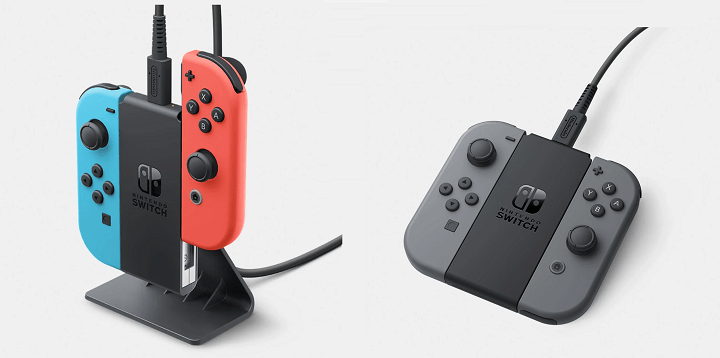 ニンテンドースイッチ本体にJoy-Conを取り付けなくても充電ができる任天堂純正『Joy-Con充電スタンド（2way）』が登場