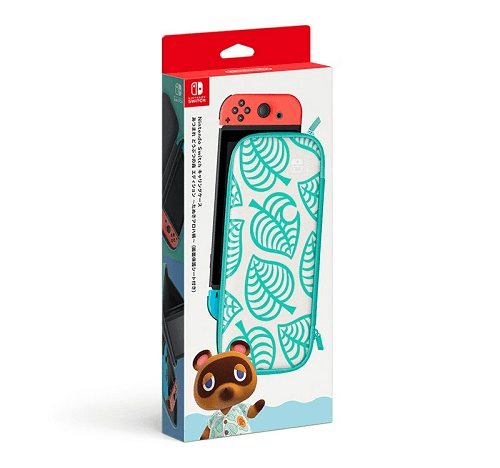 Nintendo Switchキャリングケース あつまれ どうぶつの森エディション ~たぬきアロハ柄~(画面保護シートつき)