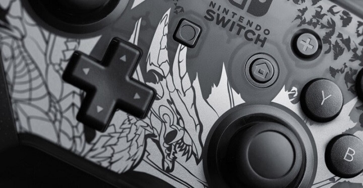 Nintendo Switch Proコントローラー モンスターハンターライズ:サンブレイクエディション