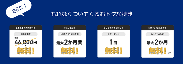 【70,000円キャッシュバック】「NURO 光 1年間実質無料キャンペーン」が開催 - PlayStationユーザー限定