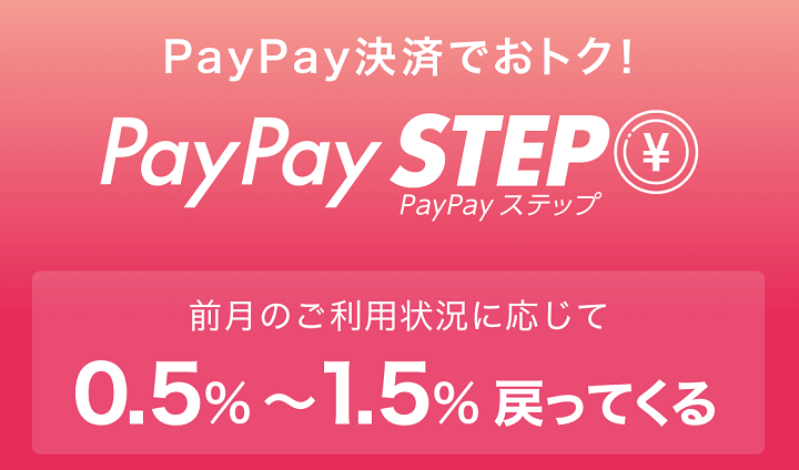 PayPay STEP 還元率アップ