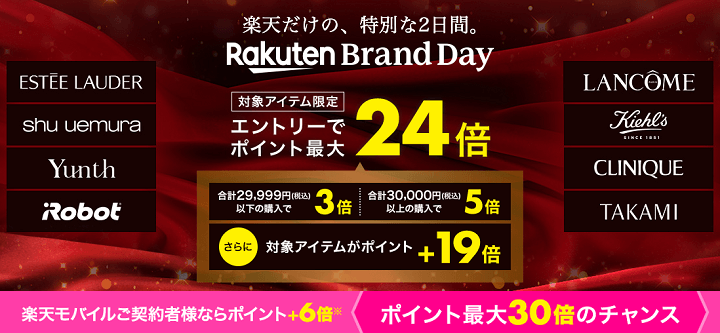 楽天市場 Rakuten Brand Day 2024年4月の概要