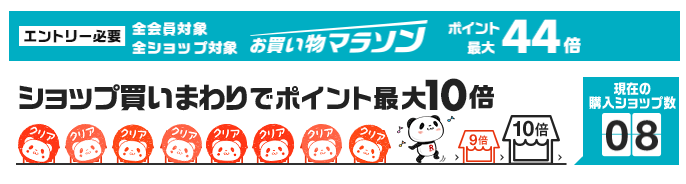 楽天市場お買いものマラソン