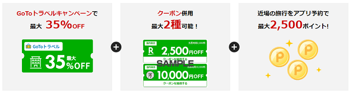 楽天トラベルクーポン