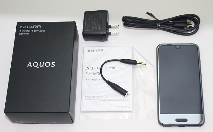 AQUOS R compact（SH-M06）』実機レビュー、使い方 – コンパクトで長く 