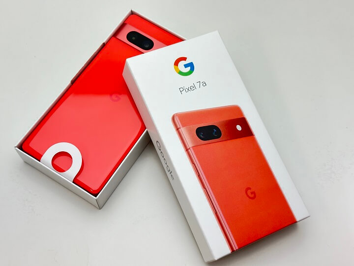 Google Pixel 7aコーラル（赤）