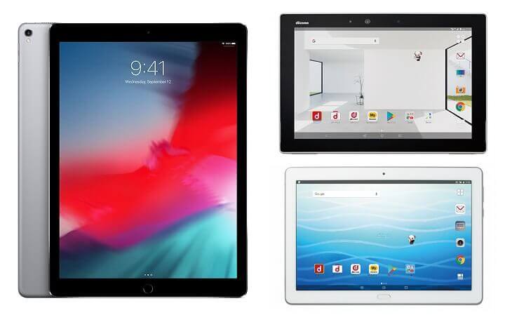 iPadタブレット比較