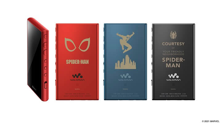 ウォークマンA100シリーズ[メモリータイプ] Spider-Man Collection