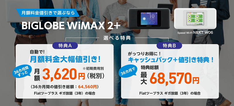 BIGLOBE WiMAX 2+