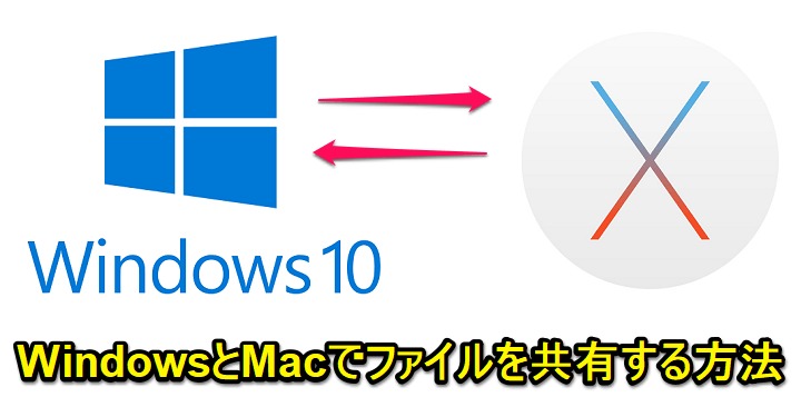 Windows10Macファイル共有