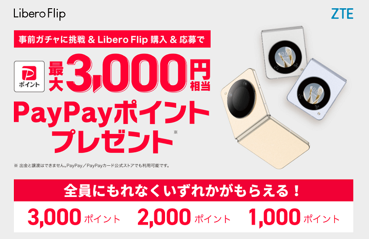 【機種変更でも一括9,800円!!】ワイモバイルで折りたたみスマホ「Libero Flip」をおトクに購入する方法